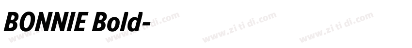 BONNIE Bold字体转换 BONNIE Bold字体转换